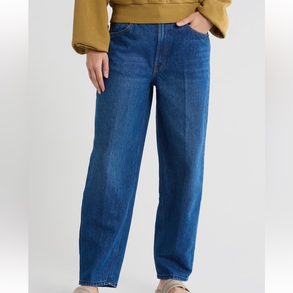 MOTHER Denim - NEW Mother Snacks! The Peeler Barrel Leg Ankle Jean in Secret Sauce